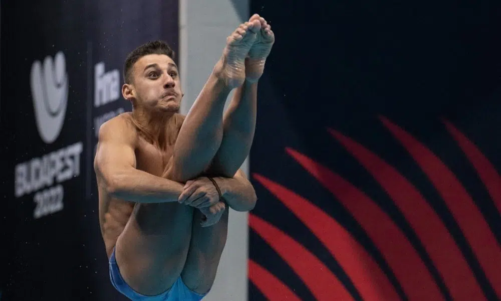 Rafael Fogaça trampolim 1m Mundial Budapeste