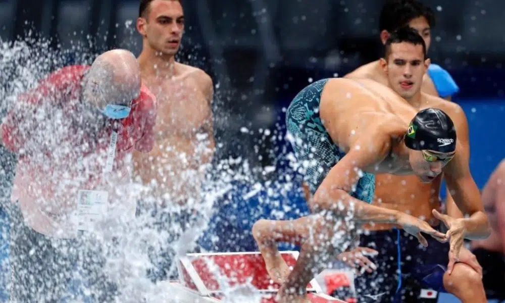 Revezamento 4x200m livre masculino Brasil Mundial de Esportes Aquáticos