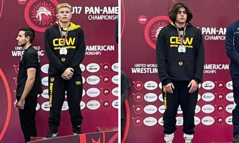 Roger Emerson Ramalhete e Kyle Oliveira conquistaram as duas medalhas de prata do Brasil no último jogo do Campeonato Pan-Americano Sub-17 de wrestling