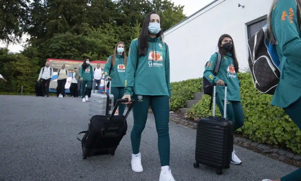 Seleção feminina se apresenta em Copenhagem para amistosos contra Dinamarca e Suécia