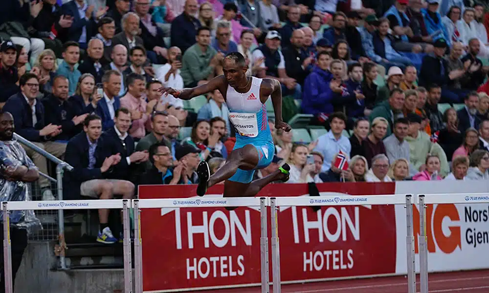 Alison dos Santos atletismo 400 m com barreiras 400m com barreiras Oslo Diamond League de atletismo