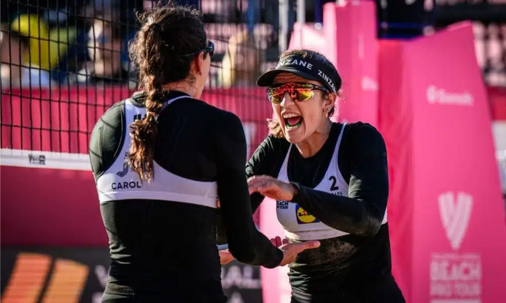 Bárbara/Carol Solberg Elite 16 de Jurmala vôlei de praia Gstaad