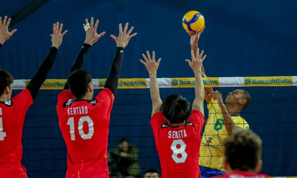 Brasil Japão vôlei masculino amistoso