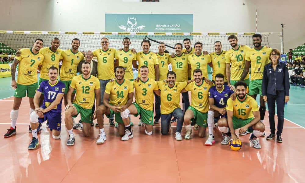 Brasil Japão vôlei masculino amistoso