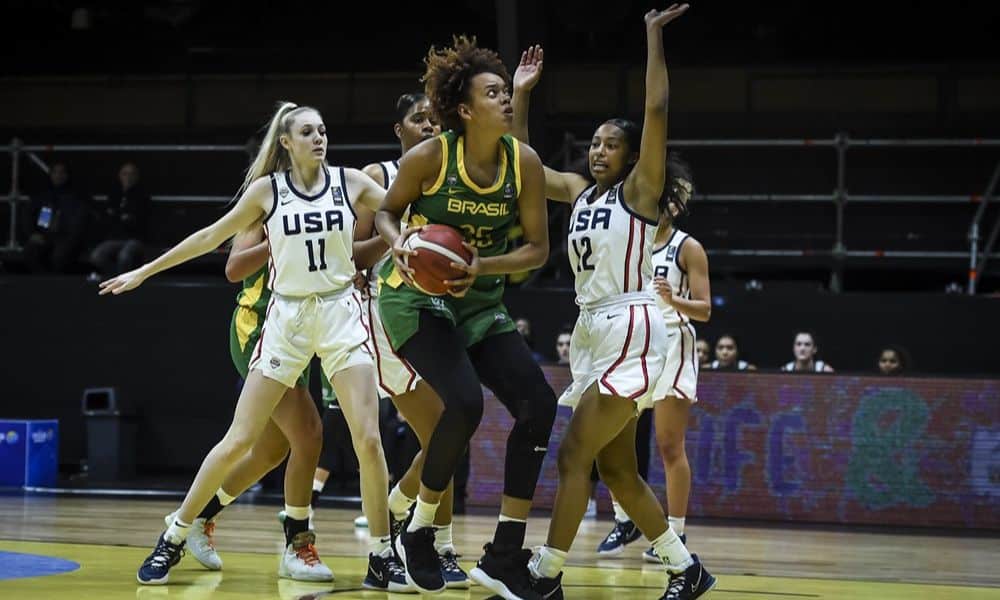 Brasil x Estados Unidos EUA Americup Sub-18
