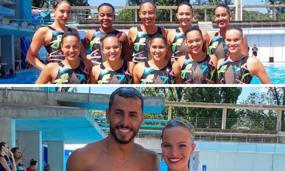 duas finais combo livre nado artístico mundial de esportes aquáticos