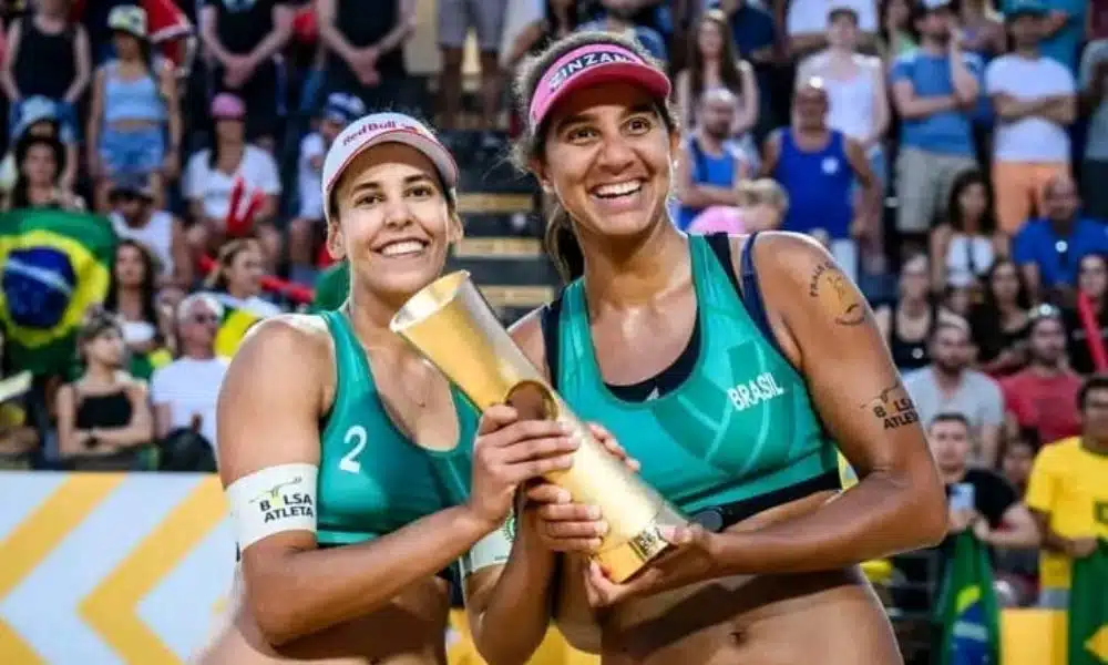 duda e ana patrícia campeãs mundiais de vôlei de praia