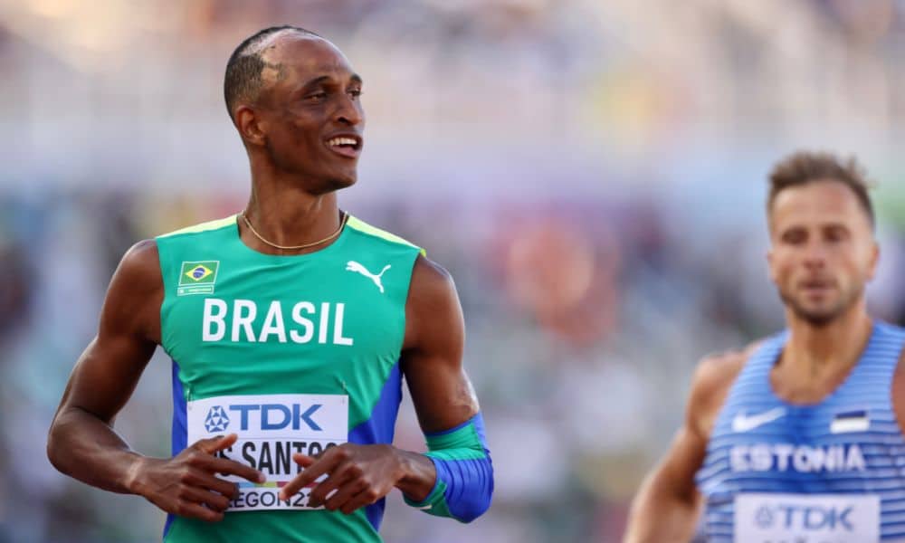 Alison dos Santos avança à final dos 400m com barreiras- Mundial de Atletismo