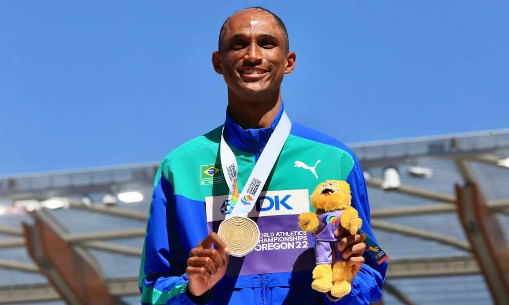 Alison dos Santos medalha de ouro mundial de atletismo