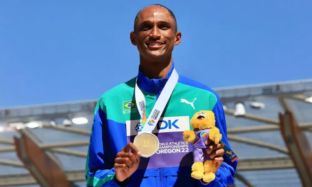 Alison dos Santos medalha de ouro mundial de atletismo