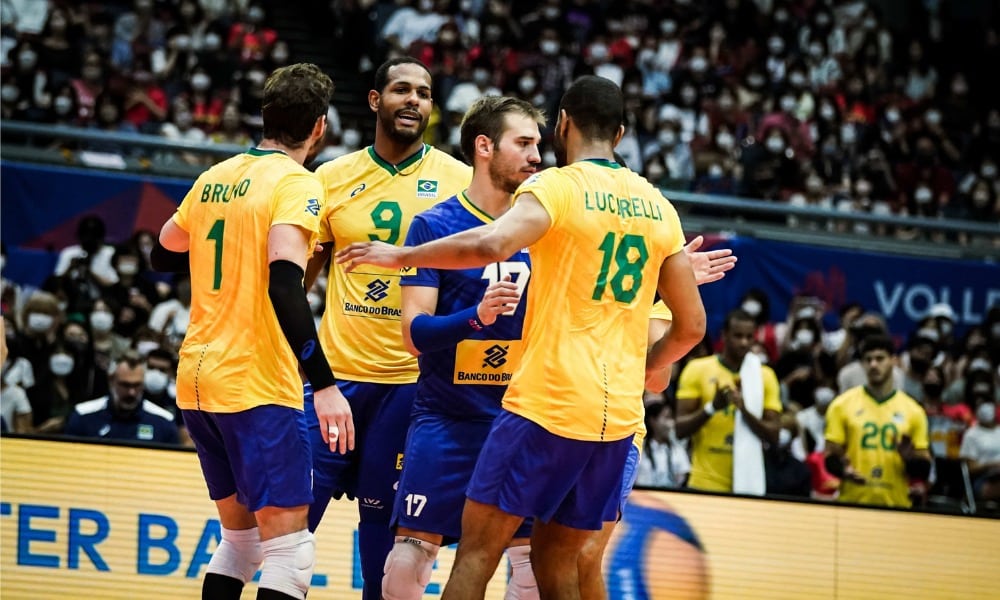 Brasil x Japão Liga das Nações masculina