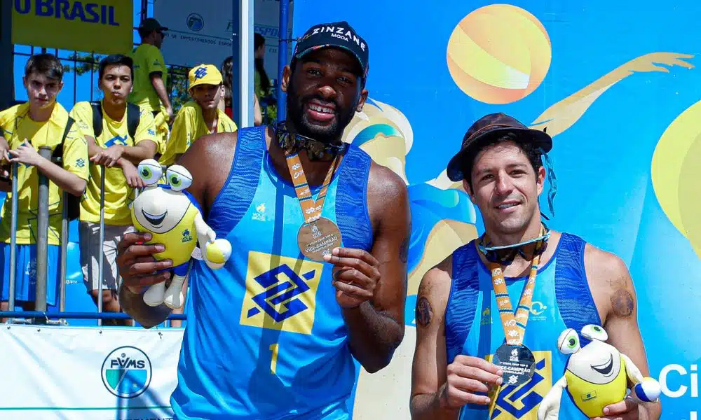 Evandro e Álvaro encerram parceria após vice em Campo Grande Circuito Brasileiro de Vôlei de Praia