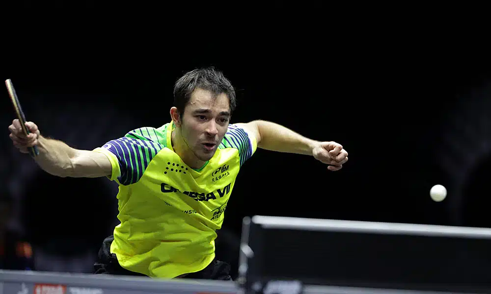 Hugo Calderano tênis de mesa WTT Champions de tênis de mesa Bruna Takahashi Hugo Calderano WTT Contender de Túnis