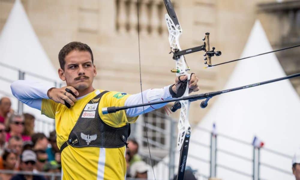 Marcus D'Almeida etapa de Medellín da Copa do Mundo de tiro com arco / Campeonato Brasileiro de tiro com arco