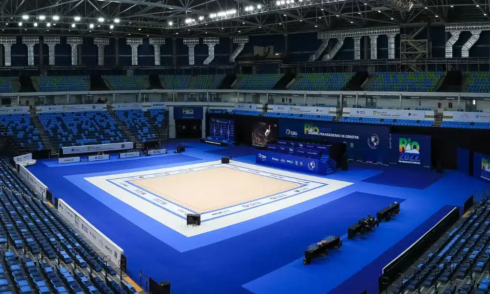Pan-Americano de ginástica rítmica na Arena Carioca 1 no Parque Olímpico do Rio de Janeiro WTT CBTM