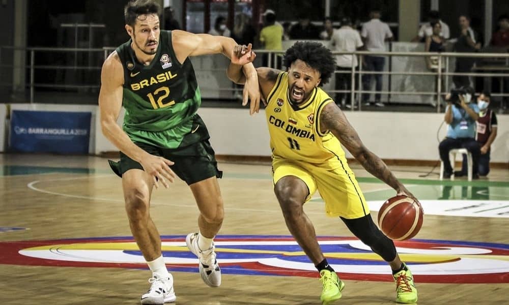 Rafael Mineiro Brasil x Colômbia Eliminatórias para a Copa do Mundo de basquete masculino