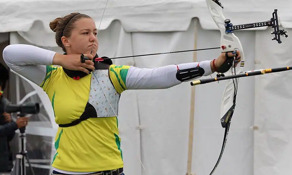 Ana Luiza Caetano tiro com arco arco recurvo equipes mistas Etapa de Medellín da copa do mundo tiro com arco
