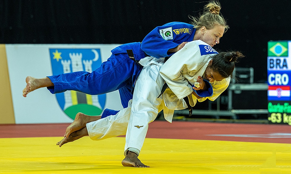 Ketleyn Quadros judô medalha de bronze Grand Prix de Zagreb de judô Daniel Cargnin Guilherme Schimidt