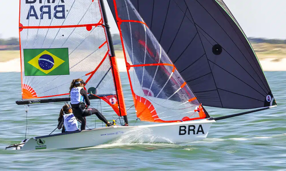 Clara Meyer Livia Nogueira vela Mundial da Juventude de vela classe 29er