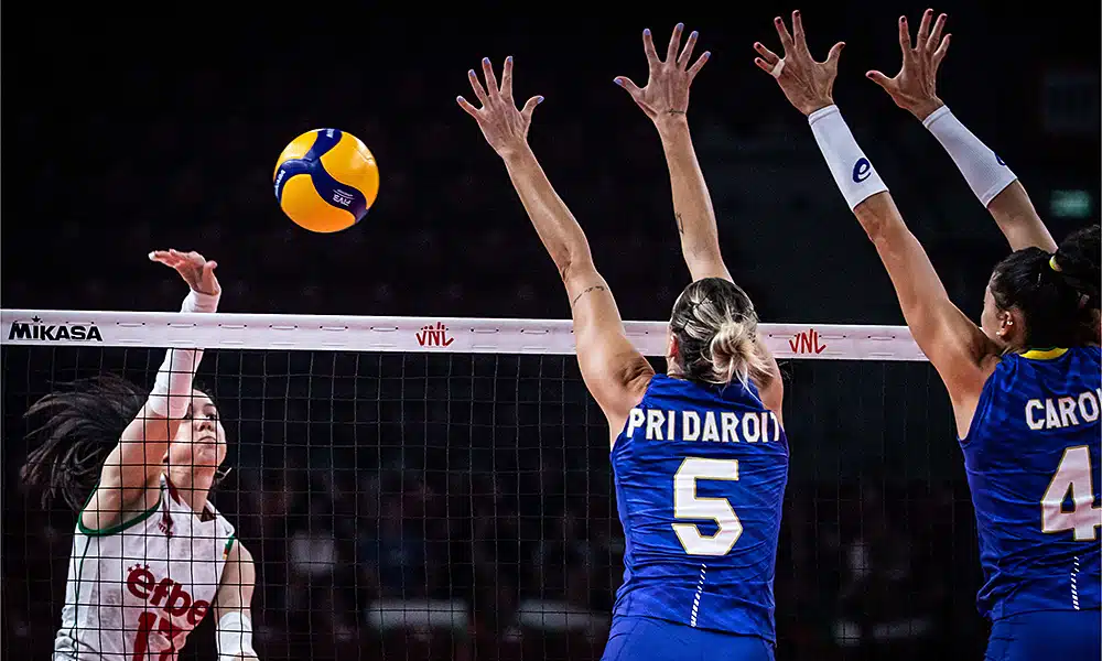 Pri Daroit Carol vôlei feminino bloqueio Brasil Bulgária Liga das Nações de vôlei feminino seleção brasileira de vôlei feminino seleção feminina de vôlei