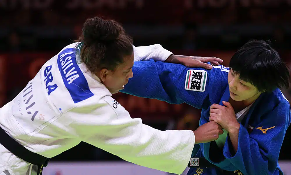 Rafaela Silva judô medalha de prata Grand Slam de Budapeste medalha de prata