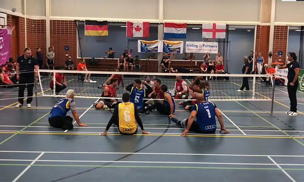 seleção masculina de vôlei sentado torneio da holanda medalha de bronze