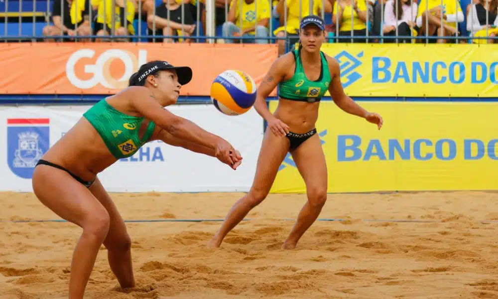 Tainá e Vic vôlei de praia