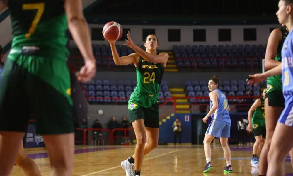 Brasil bate Uruguai e se classifica para a semifinal do Sul-Americano de basquete feminino AmeriCup