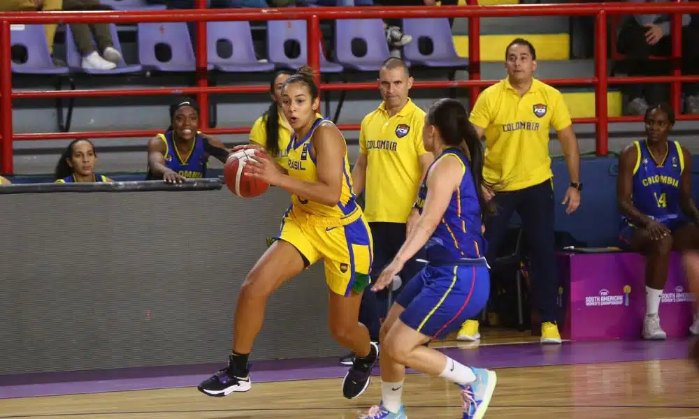 Brasil vence com tranquilidade na estreia do Sul-Americano de Basquete Feminino Colômbia