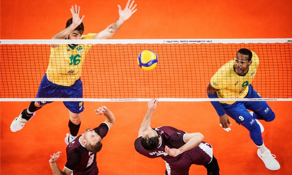 Brasil e Catar Mundial de vôlei masculino