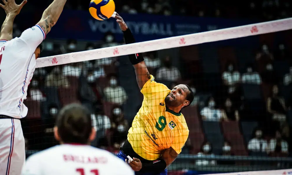 Brasil e França amistoso vôlei