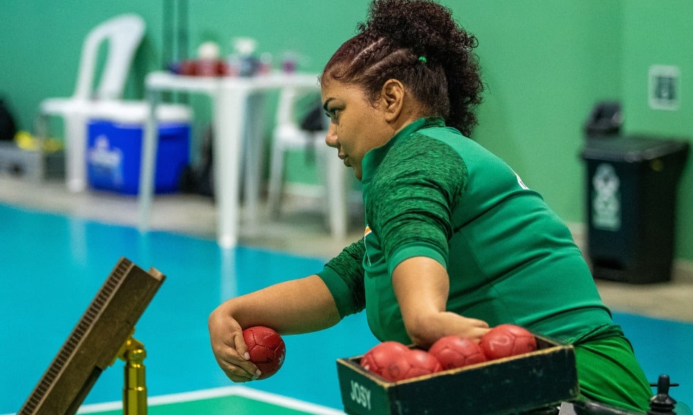 Josiane Batista na Copa do Mundo de bocha