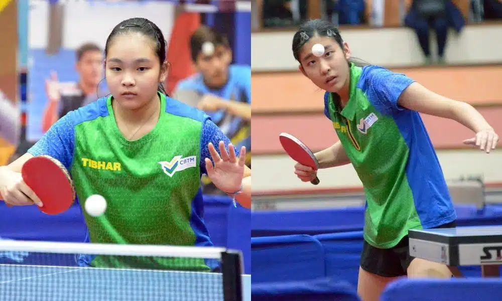 Lana Ozeki e Karina Shiray Pan-Americano Sub-15 de tênis de mesa