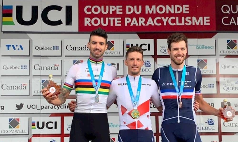 Lauro Chaman e Carlos Alberto são prata na Copa do Mundo de paraciclismo