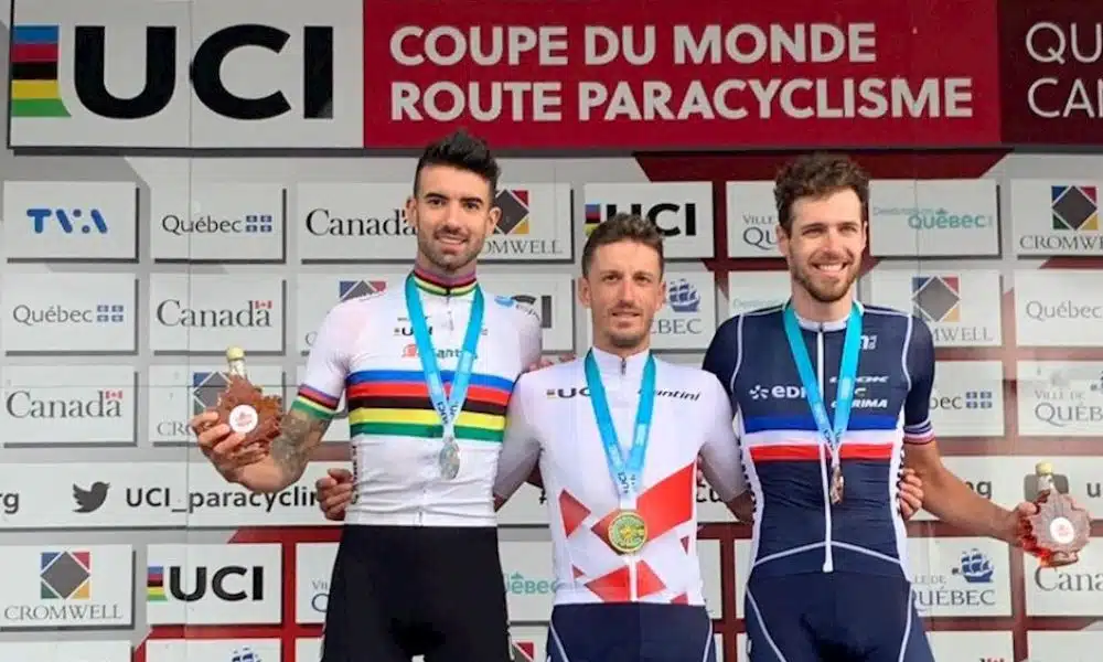 Lauro Chaman e Carlos Alberto são prata na Copa do Mundo de paraciclismo