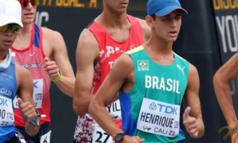 Otávio Henrique no Mundial sub-20 de atletismo