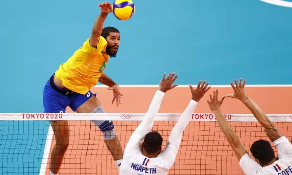 WALLACE AO VIVO BRASIL X FRANÇA Vôlei masculino CBV COB