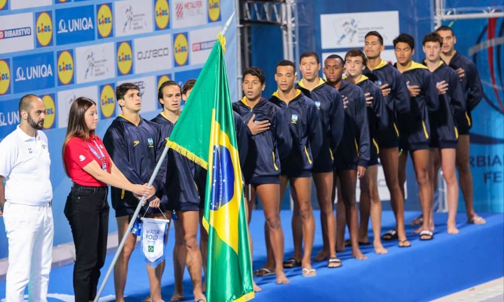 Brasil x Holanda polo aquático sub-18
