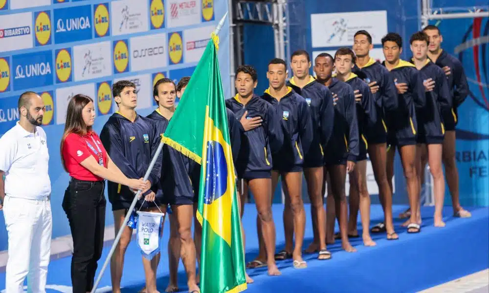 Brasil x Holanda polo aquático sub-18