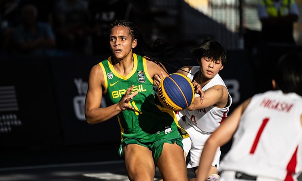 Brasil Japão basquete 3x3 Mundial Sub-18 de basquete 3x3 feminino espanha