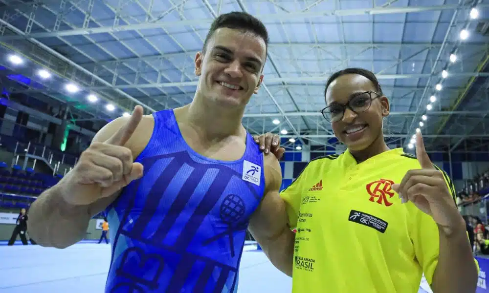 Rebeca Andrade Caio Souza Brasileiro de ginástica
