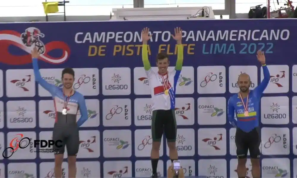 Fabio Dalamaria Alice Melo Pan-Americano de ciclismo de pista