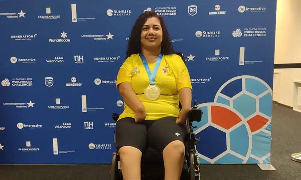 Josiane Batista bocha medalha de ouro Copa do Mundo Veldhoven Holanda