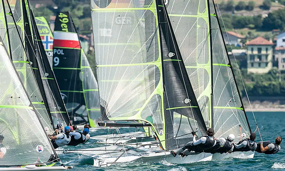 Tiago Quevedo Breno Kneipp vela Mundial Júnior da 49er de vela