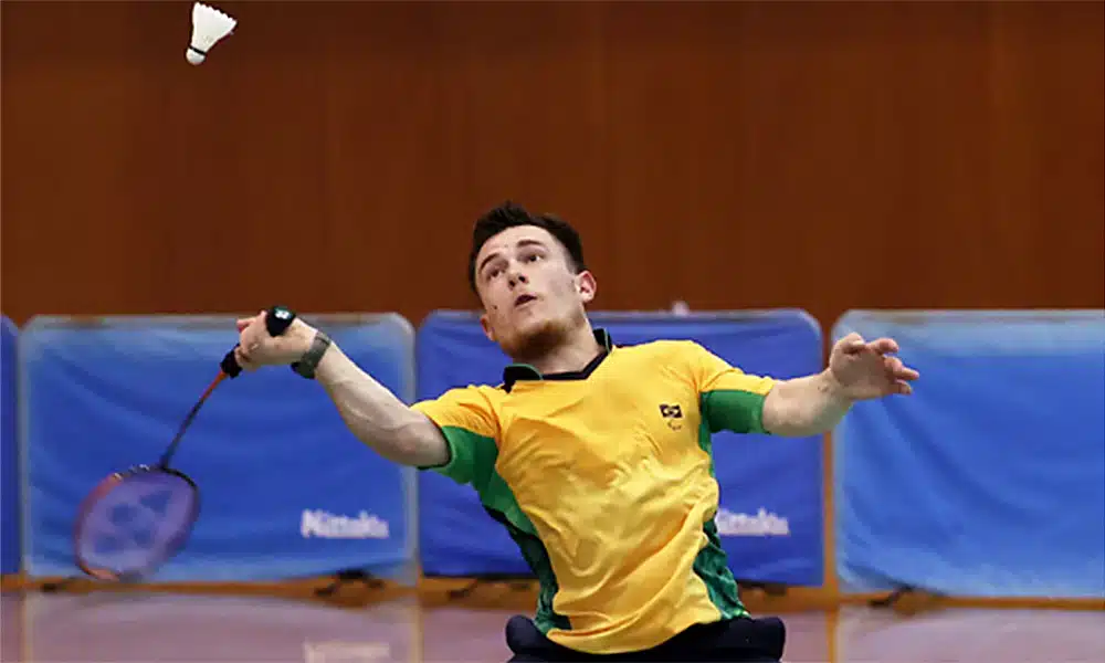 Vitor Tavares parabadminton Internacional da Tailândia de parabadminton medalha de bronze