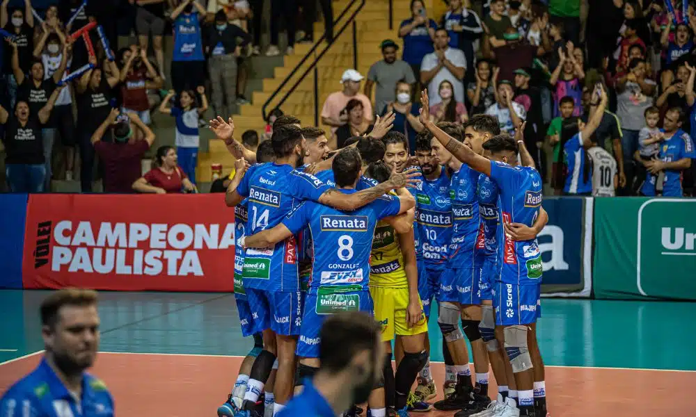 Paulista de vôlei masculino Vôlei Renata x Guarulhos x Santo André x São José