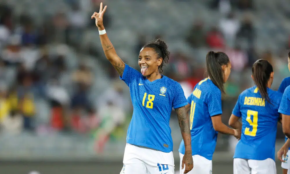 Brasil e África do Sul amistoso de futebol feminino