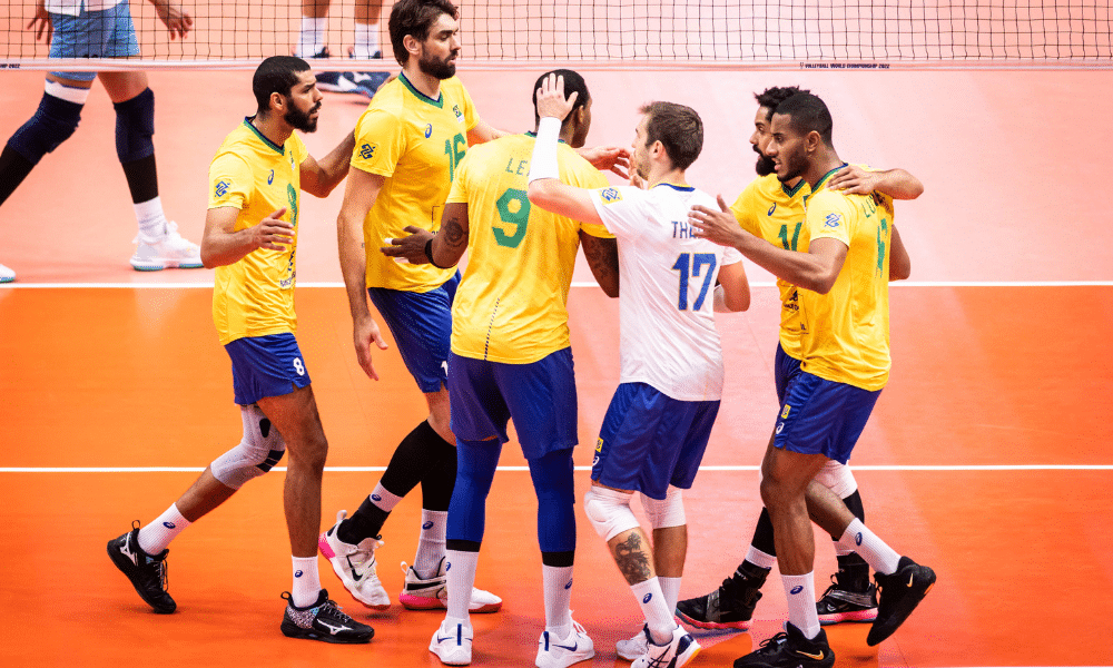Brasil e Argentina Mundial de vôlei