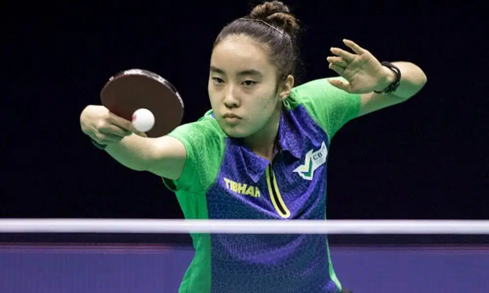 Laura Watanabe - Equipes brasileiras estreiam com vitória no Mundial de tênis de mesa