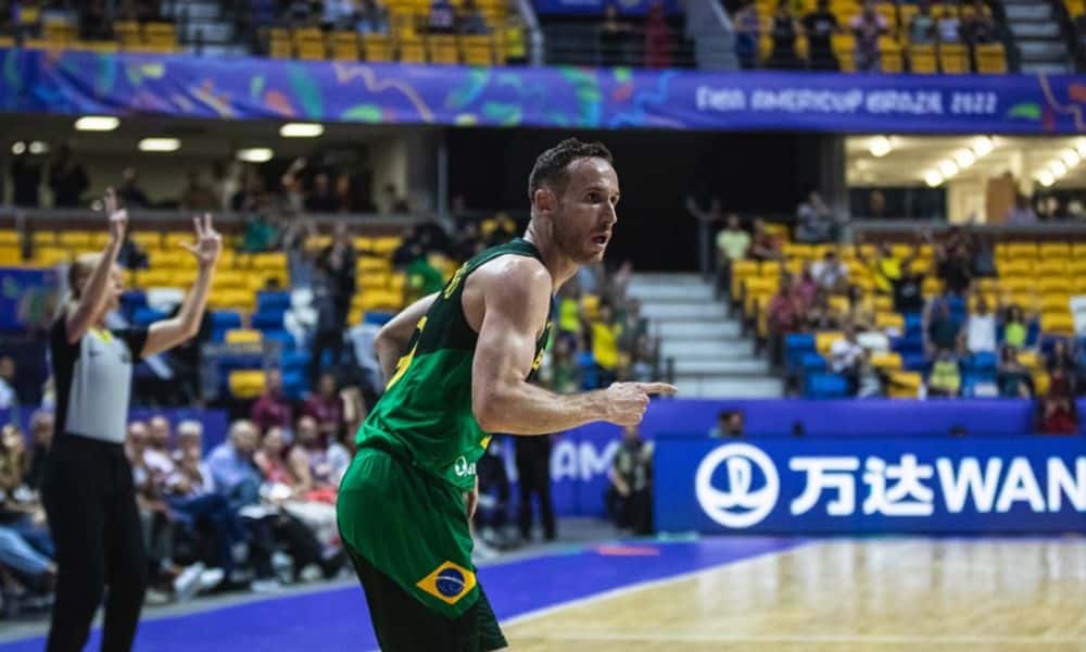 Marcelinho Huertas comemora retorno do Brasil às semifinais AmeriCup de basquete